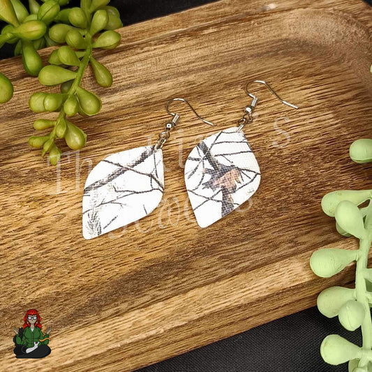 Vida - Winter Camo Earrings!