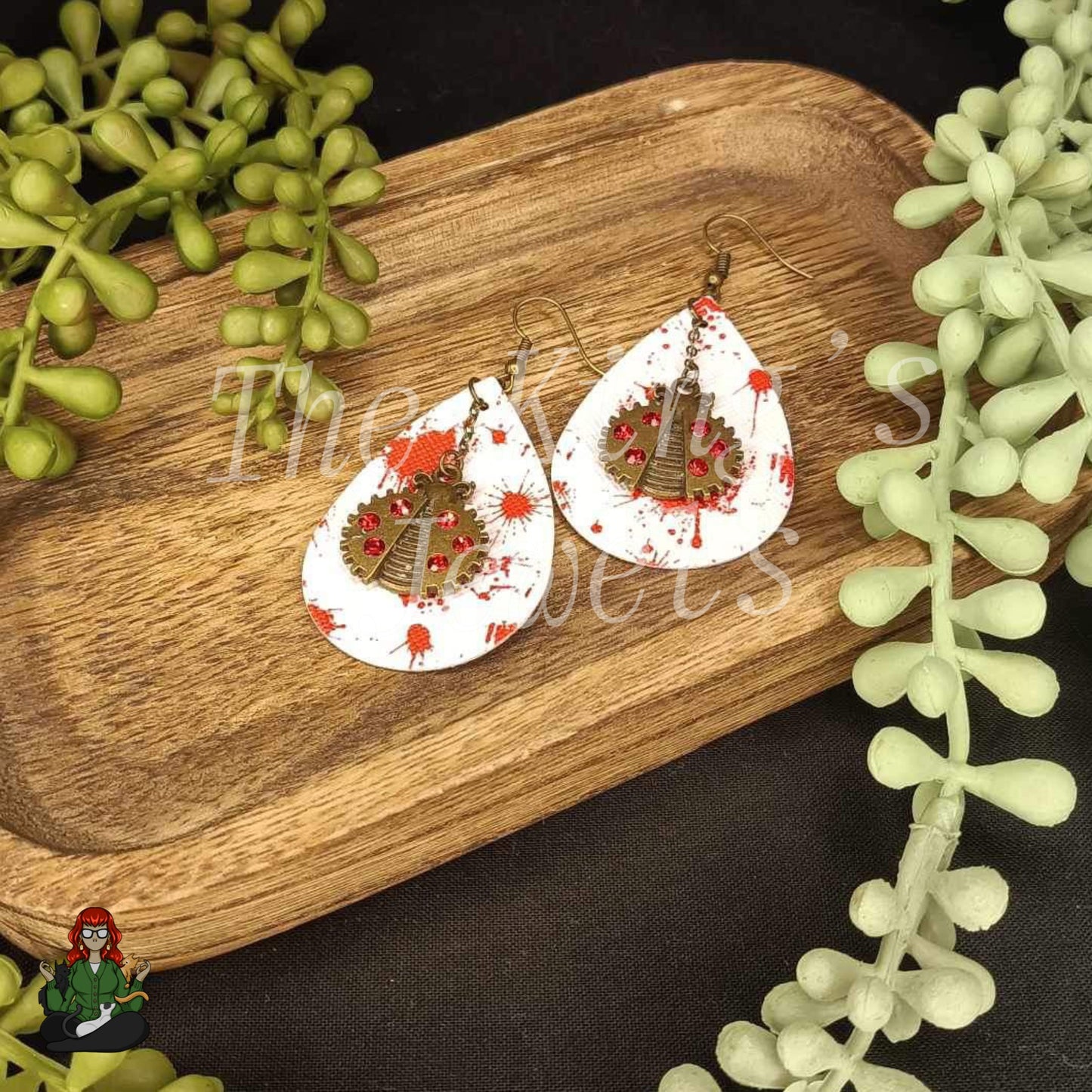 Rose - Ladybug Horror Earrings!