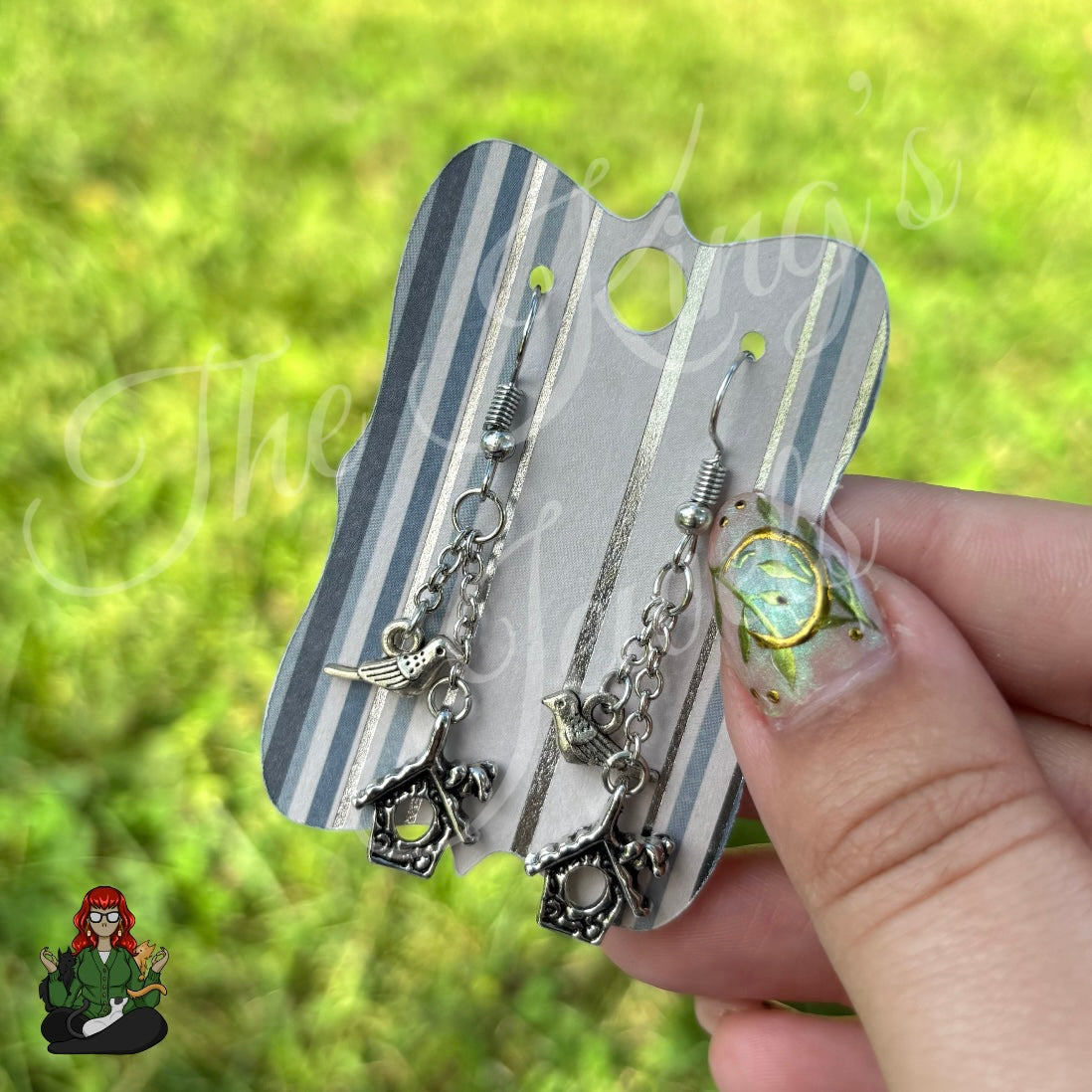 Gladys - Bird House Earrings!