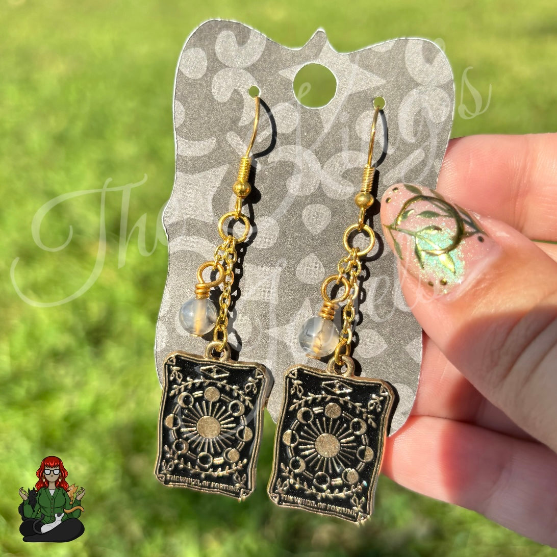 Gladys - The Wheel of Fortune Earrings!