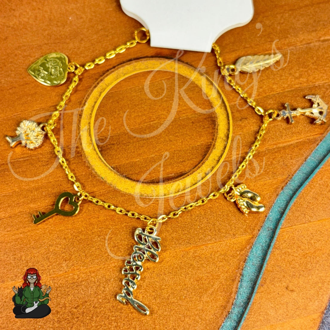 Rhiannon - "Blessed" Charm Bracelet!