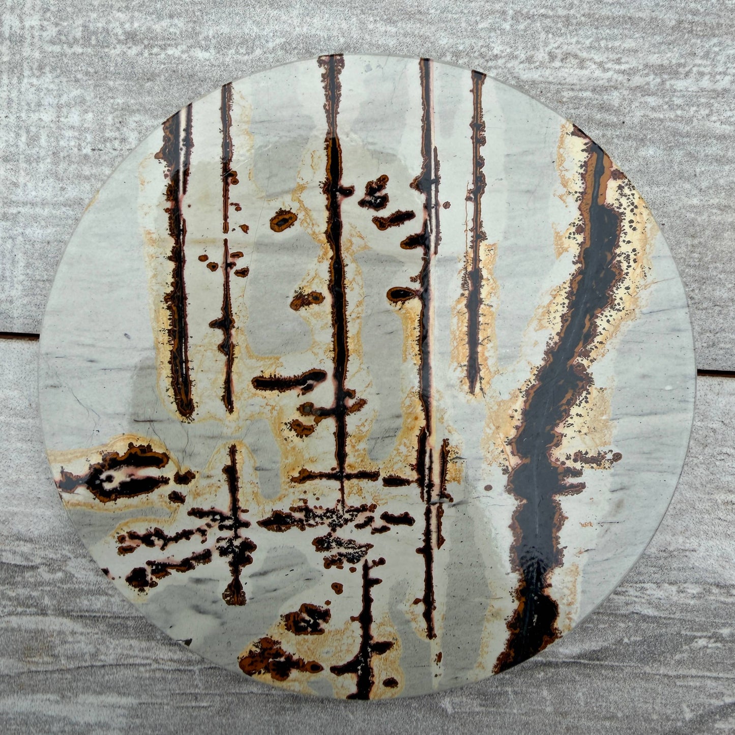 Picture Jasper Slab with Stand!