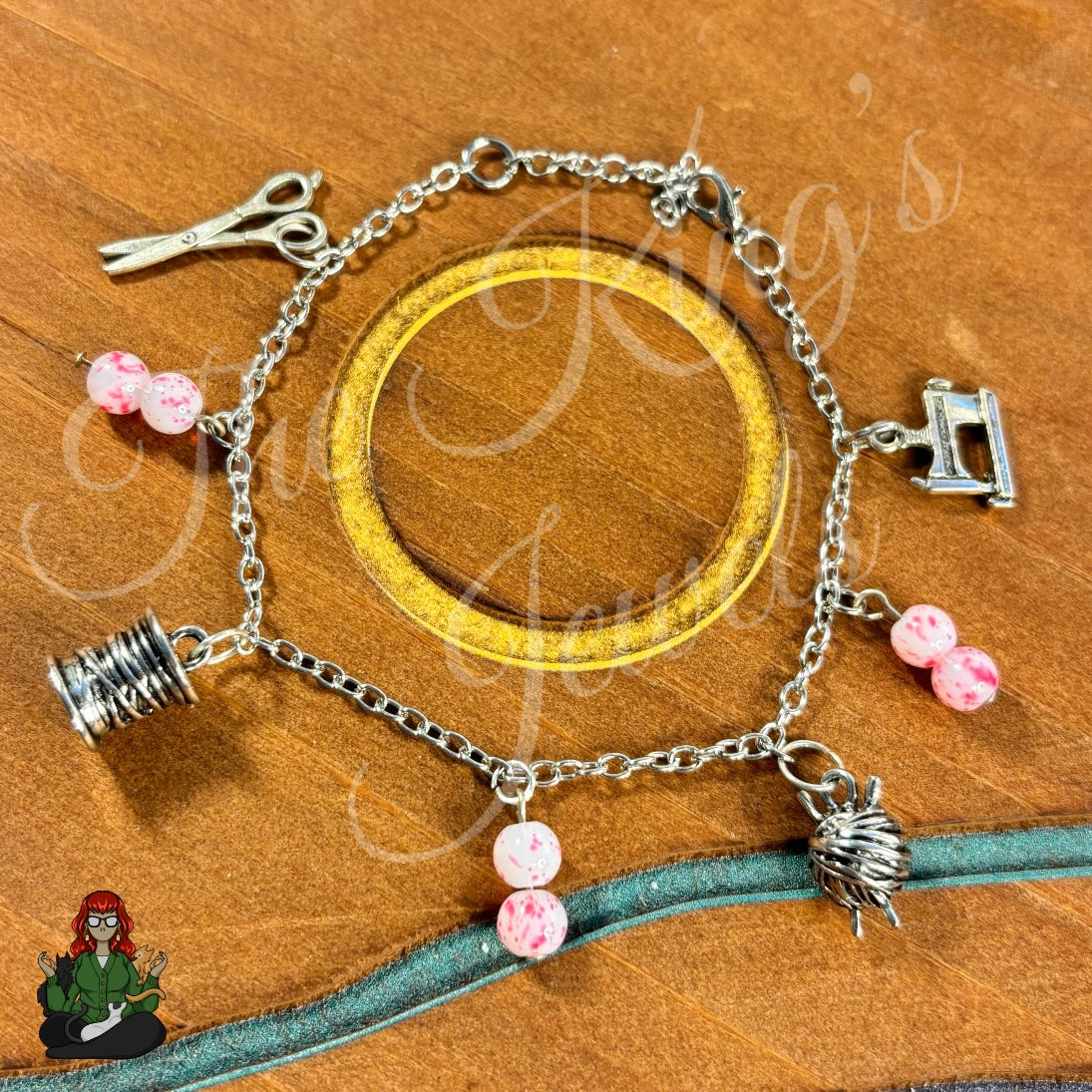 Rhiannon - Sewing Notions Silver Chain Bracelet!