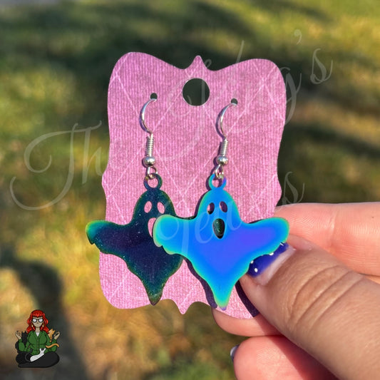 LeonaRae - Lightweight Holographic Ghost Earrings!