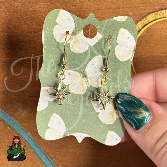 Shirley - Gold Wishing Star Earrings!