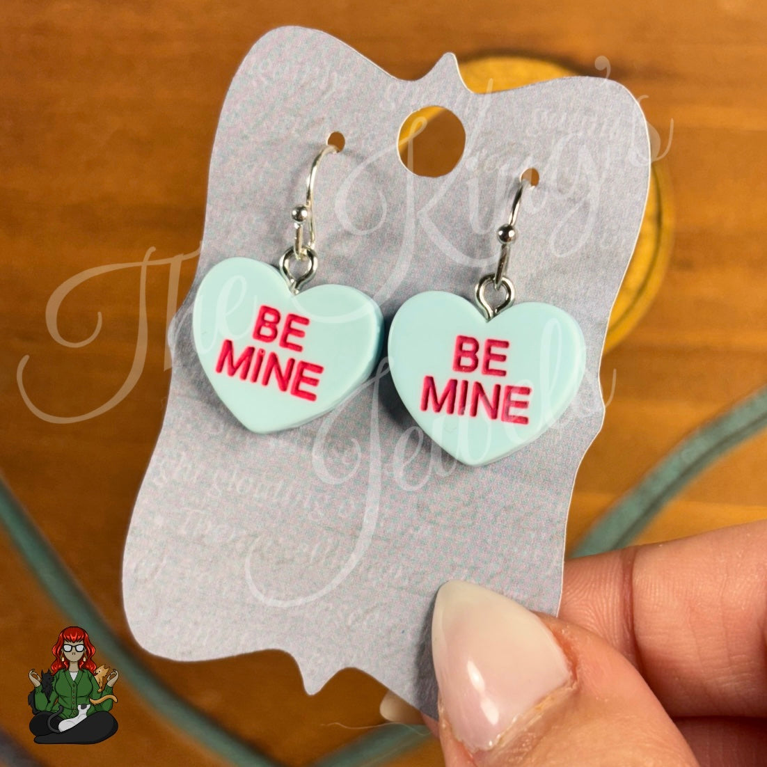 LeonaRae - BE MINE Conversation Heart Charms Earrings!
