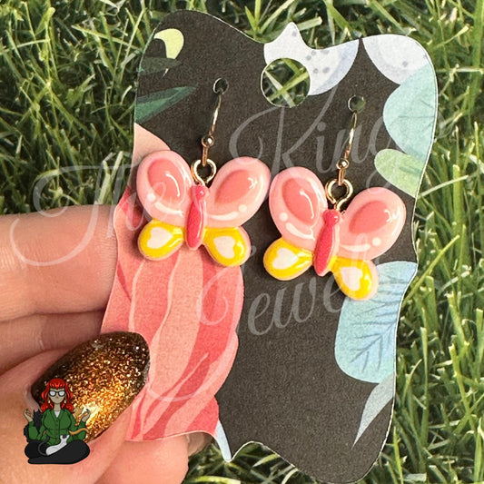 LeonaRae - Butterfly Acrylic Dangle Earrings!
