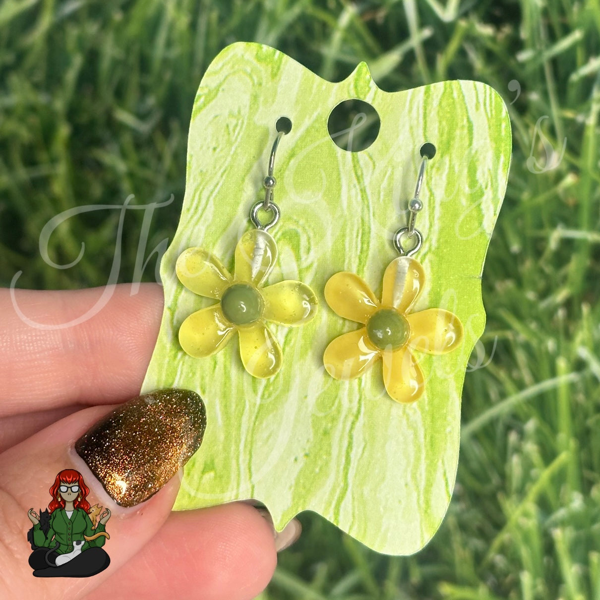LeonaRae - Yellow Flower Earrings!