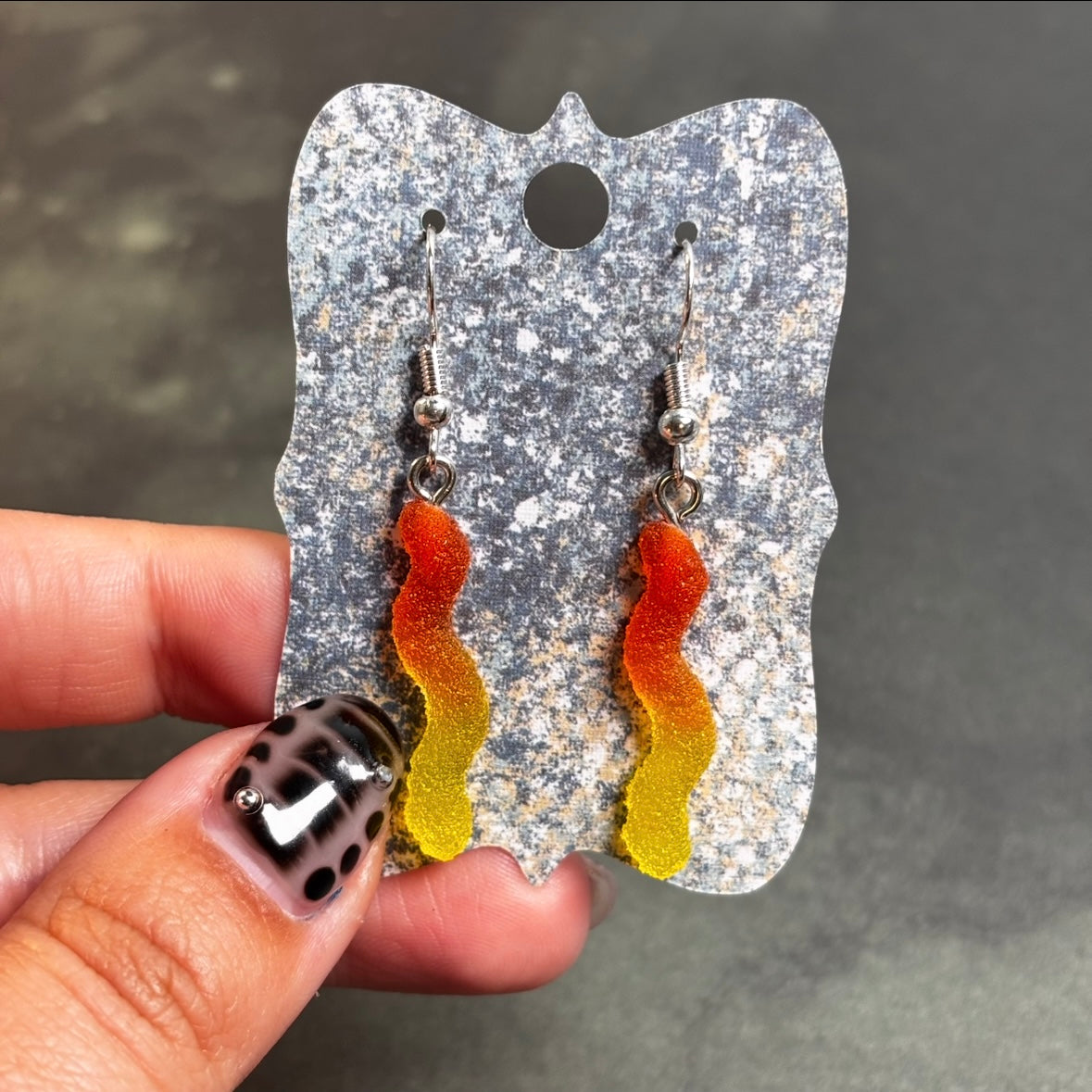LeonaRae - Ombré Gummy Worm Earrings!
